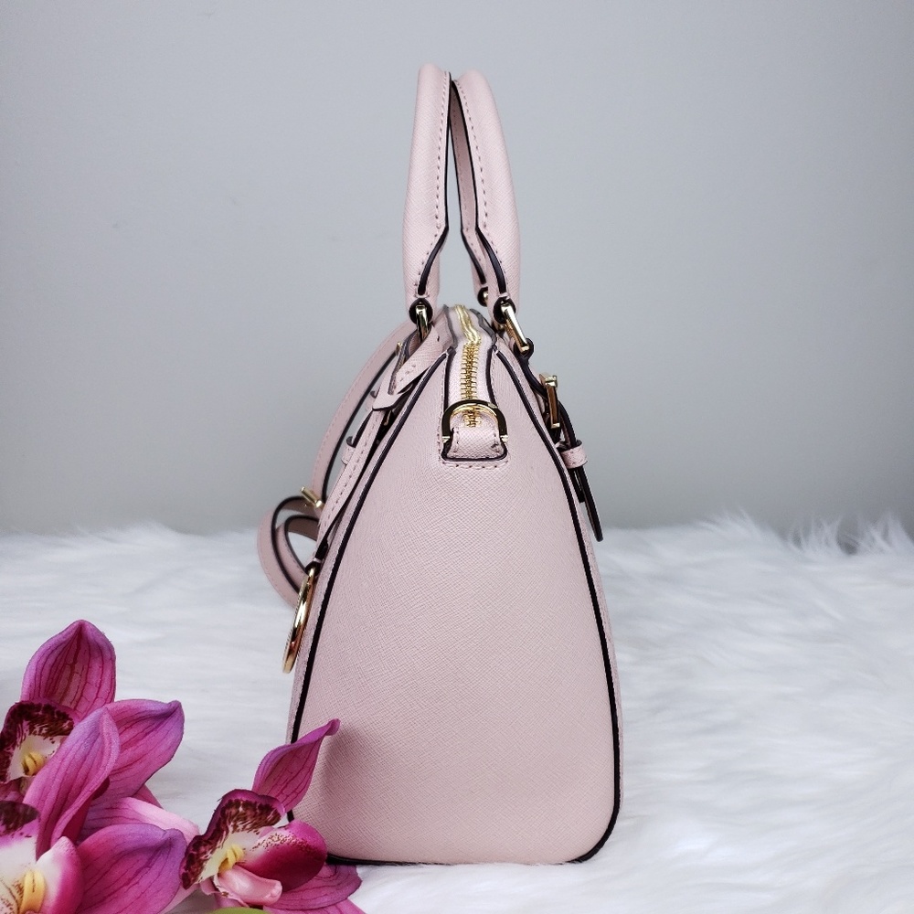 🌺NWT Michael Kors MD Ciara Satchel Ballet pink MK - Picture 2 of 8